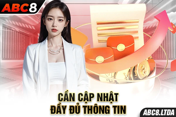 Cần cập nhật đầy đủ thông tin