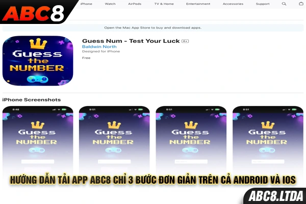 Hướng dẫn tải app ABC8 chỉ 3 bước đơn giản trên cả Android và iOS