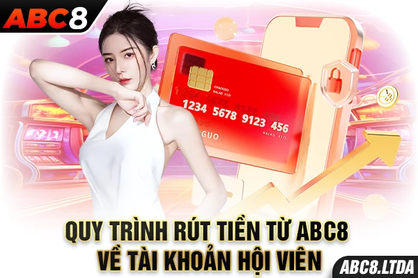 Quy trình rút tiền từ ABC8 về tài khoản hội viên